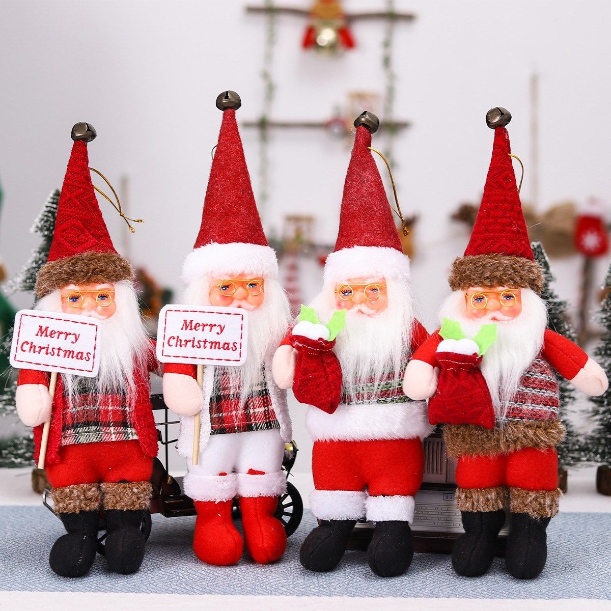 christmas santa claus pendant christmas decorations for home
