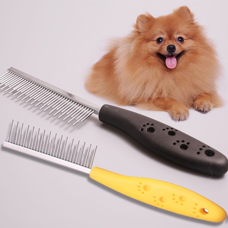 Stainless Steel Dog Comb Pet Hair Removal Shedding Pin Combs