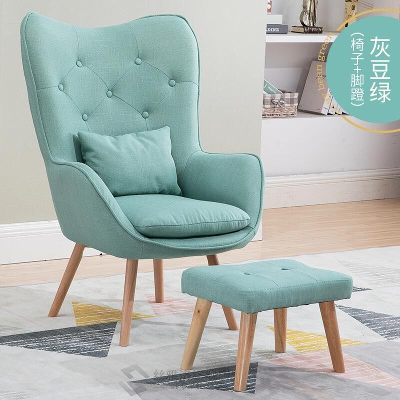 Lazy Couch Nordic Single Small Sofa Balcony Lounge Chair Bed图片