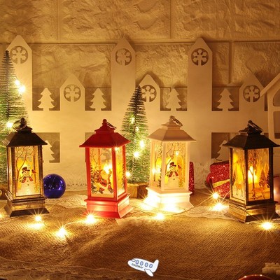 Christmas Candle with Holder LED Tea light Candles Cages Elk