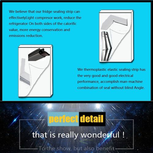 All kinds of refrigerator door rubber strips magnetic sealin