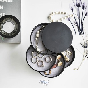 Women Jewelry Storage Box New Design Fashion 4-Layer Rotatab