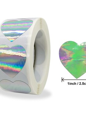 Hot Sale 50-500pcs Heart Stickers Cute Kids Stationery Stick