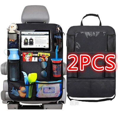 2PC/1PC Car Back Seat Organizer Kids Car Backseat Cover Prot