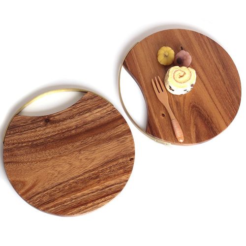 Acacia Wood Chopping Board for Meat Cheese Kitchen Cutting B