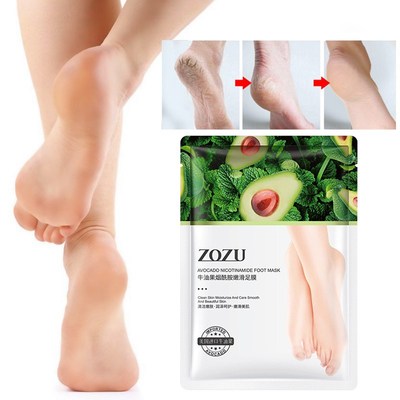 Avocado Niacinamide Moisturizing Foot Mask Sheet Pack Mildly