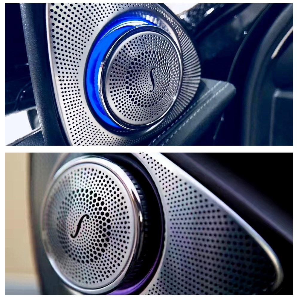 64 colors car 3D rotation light tweeter For Mercedes Benz W2