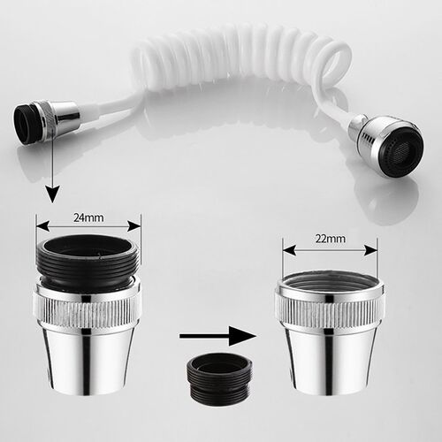 1PCS Long Hose Flexible Faucet Extended Sprayer Kitchen Sink