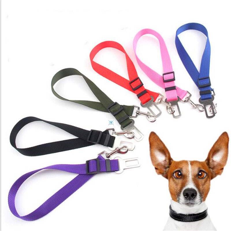 dog car seat belt safety protector travel pets accessories
