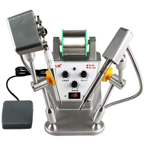 80W Automatic soldering machine robot M-80 tin feeding machi