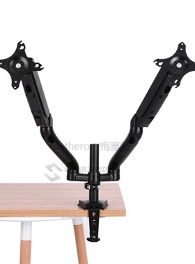 Dual LCD LED Monitor Desk Mount Stand Heavy Duty Holder Adju