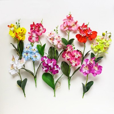 Artificial Fake Butterfly Orchid Flower Simulation Flowers F