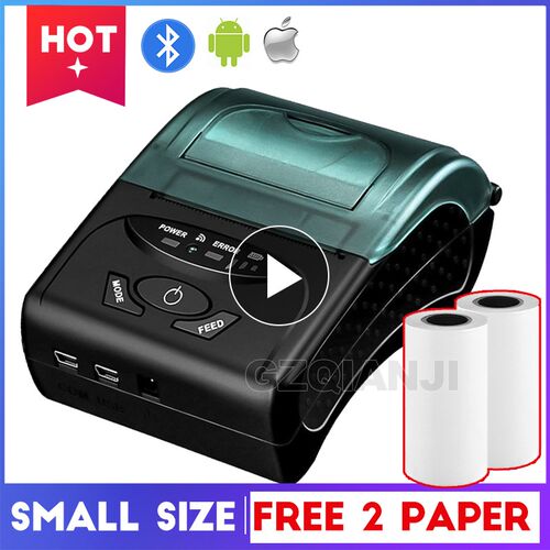 GZM5805 Portable Mini hermal Bluetooth Printer 58mm for Andr