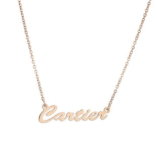 Necklace For Rose Crown Gold Silver Name Kids Custom Girls