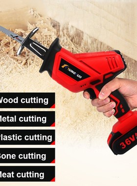 36VF Cordless Reciprocating Saw  Saber Saw Portable Electric