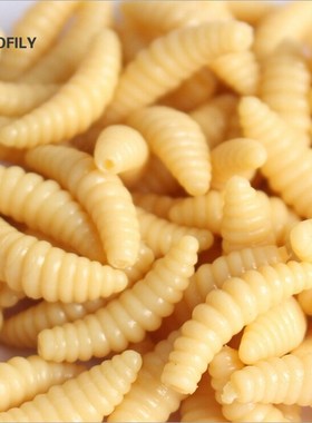 50PCS 2cm 0.3g Soft Fishing Lure Hooks Smell Worms Shrimps S