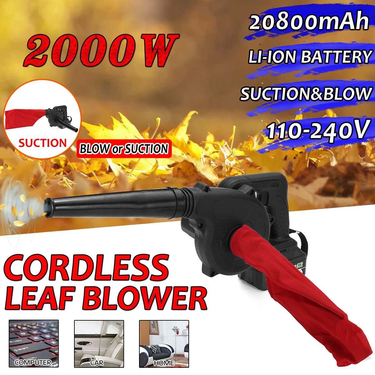 Cordless Electric Air Blower Handheld Leaf Blowe
