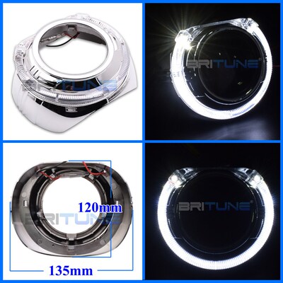 3.0 Angel Eyes Projector Shrouds For Koito Q5 D2S Lens/Hella