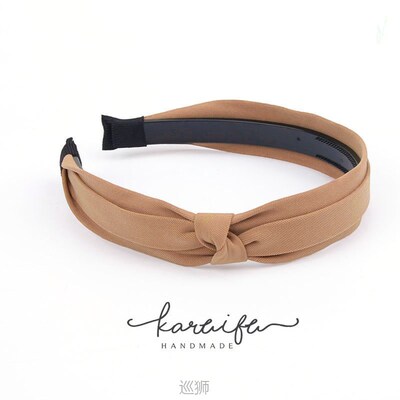Korean hairband black simple hair accessories bangs hair cli