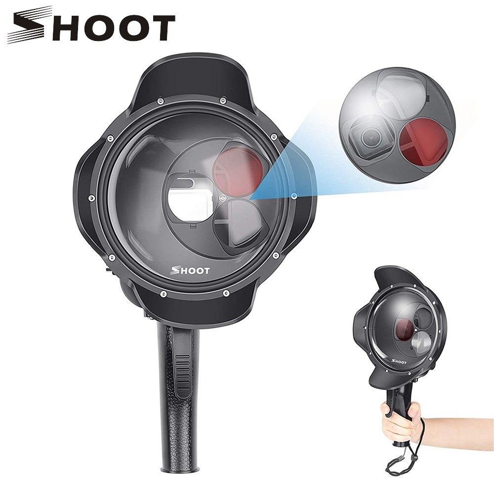 SHOOT for GoPro Hero 7 6 5 Black Waterproof Dome Port Filte