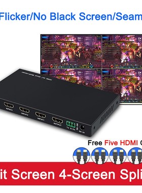 4 Input 1 Output KVM Switch HDMI 2.0 Screen Switcher 18Gbps