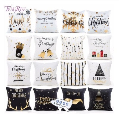 Christmas Cushion Cover Merry Christmas Decoration Pillowcas