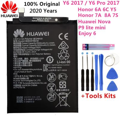 New 3020mAh HB405979ECW Battery For Huawei Nova Honor 6A 7A