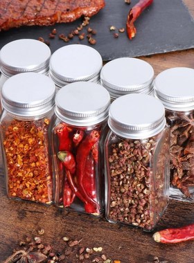 12pcs Spice Jars Kitchen Organizer Storage Holder Container
