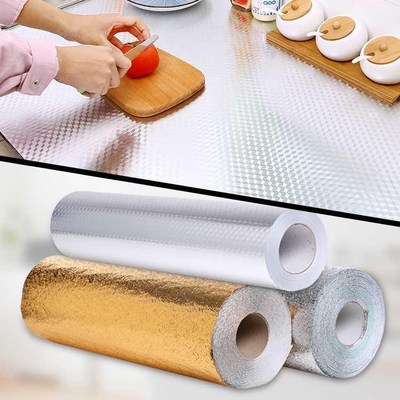 Thickened cabinet aluminum foil sticker Tin foil kitchen