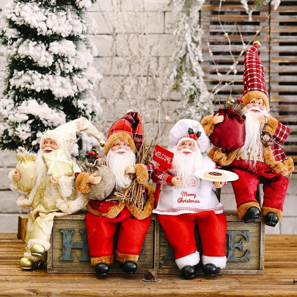 santa claus doll pendants merry christmas decorations for ho