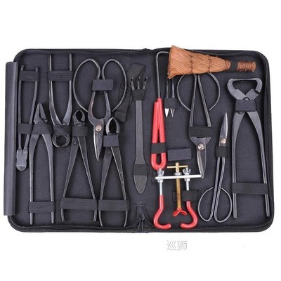 14Pcs Bonsai Tool Set Carbon Steel Extensive Cutter Scissors