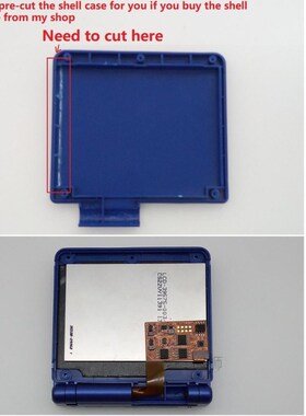 V2 IPS Screen LCD Kits for GBA SP Backlight LCD Screen 5 Lev