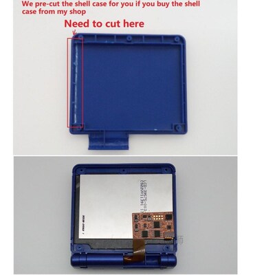 V2 IPS Screen LCD Kits for GBA SP Backlight LCD Screen 5 Lev