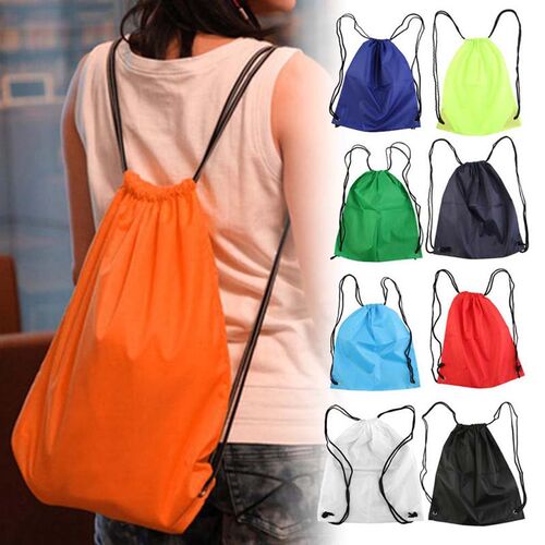 Portable Sports Bag Thicken Drawstring Belt Riding Backpack
