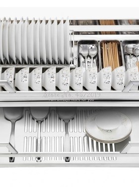 Pull basket kitchen cabinet 304 stainless steel double buffe