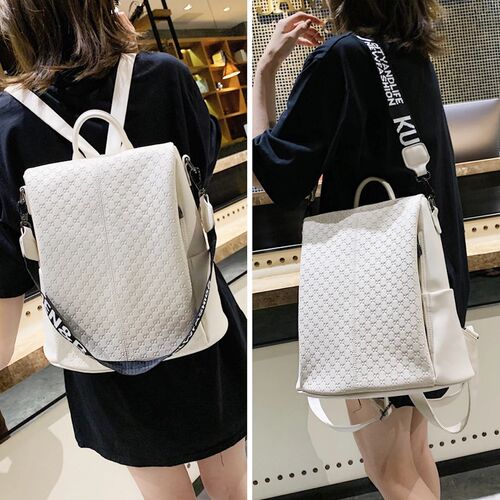 Anti theft Women Backpack Large Big PU leather backpack wom