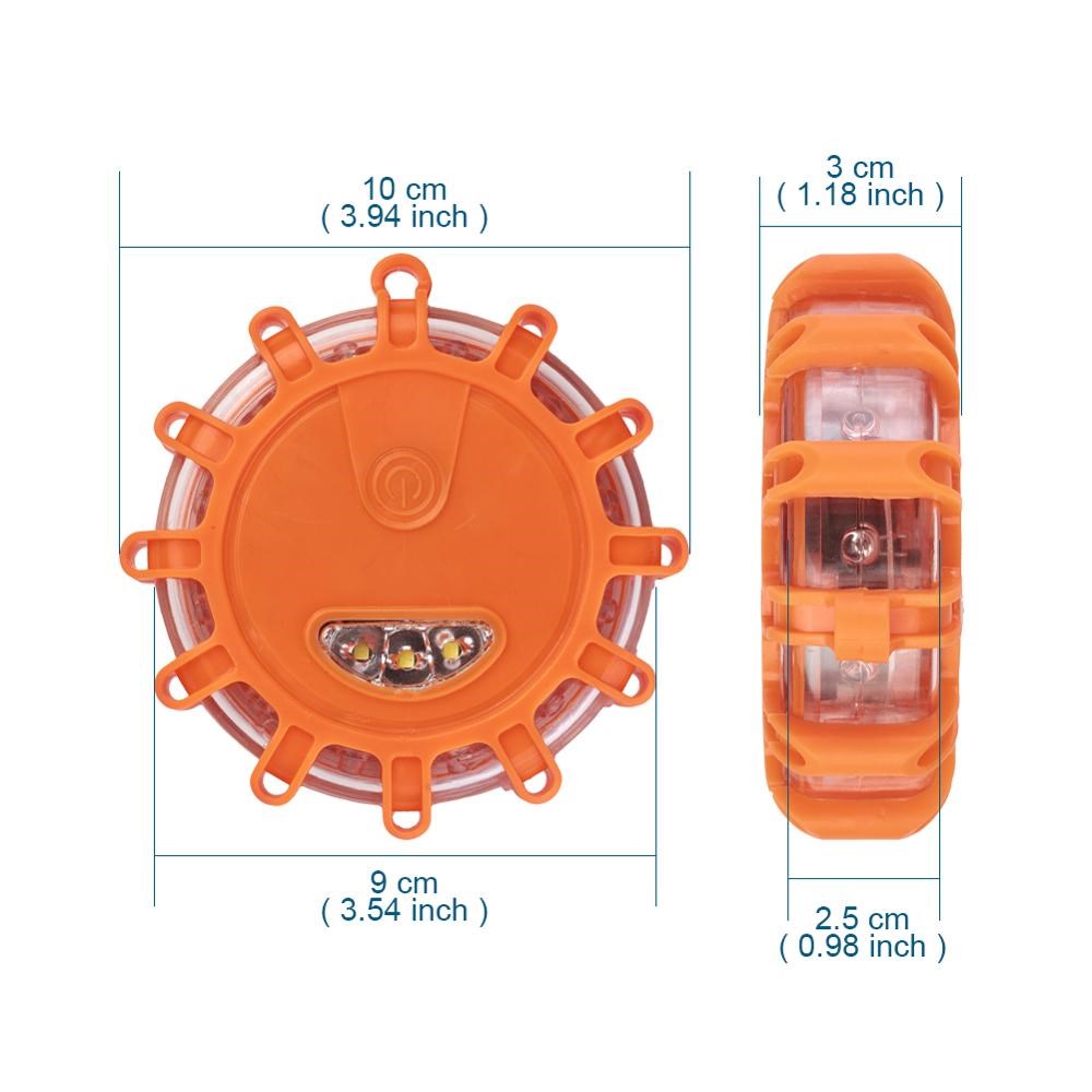 6pcs Magnetic LED Strobe Warning Light Emergency Road Rescue