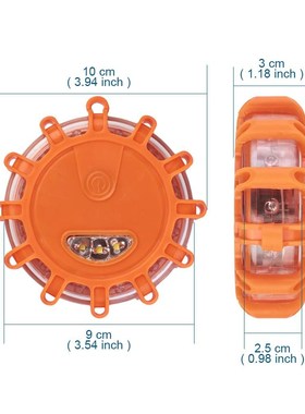 6pcs Magnetic LED Strobe Warning Light Emergency Road Rescue