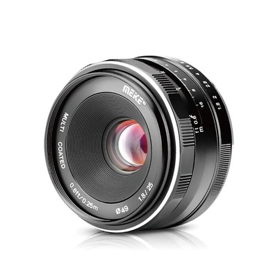Meike 25mm f1.8 Large Aperture Manual Lens for Olympus Micro