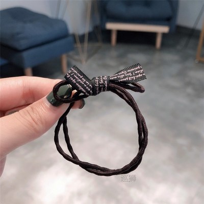 Korean version of small fresh hair rope simple lovely girl b