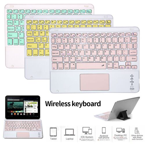 Portable Mini Wireless Bluetooth Keyboards With Touchpad 10