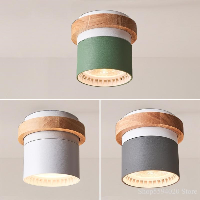 Nordic Simple Macaroni Light Log Small Downlight LED Light R