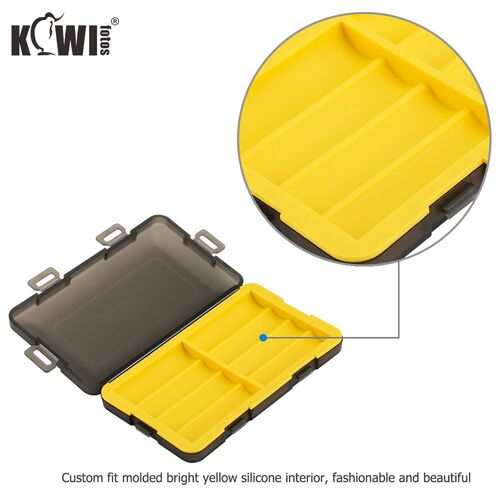 Silicone Waterproof Battery Storage Case Holder Box Organize