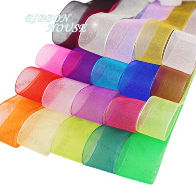 (50 yards/roll) Organza Ribbon Wholesale gift wrapping decor