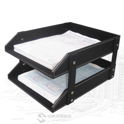 A4 Docut File Tray Rack File Organizer Double Layers Desk P