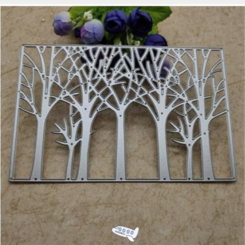 Nice Tree Cutting Dies background Metal Cutting Dies Stencil