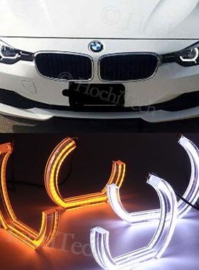 LED Angel Eyes  BMW 3 Series F30 F31 F34 2012-2016 halogen h