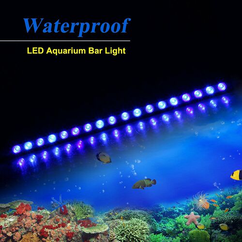 populargrow 54W Led Aquarium Strip Bar Light with 470nm blue