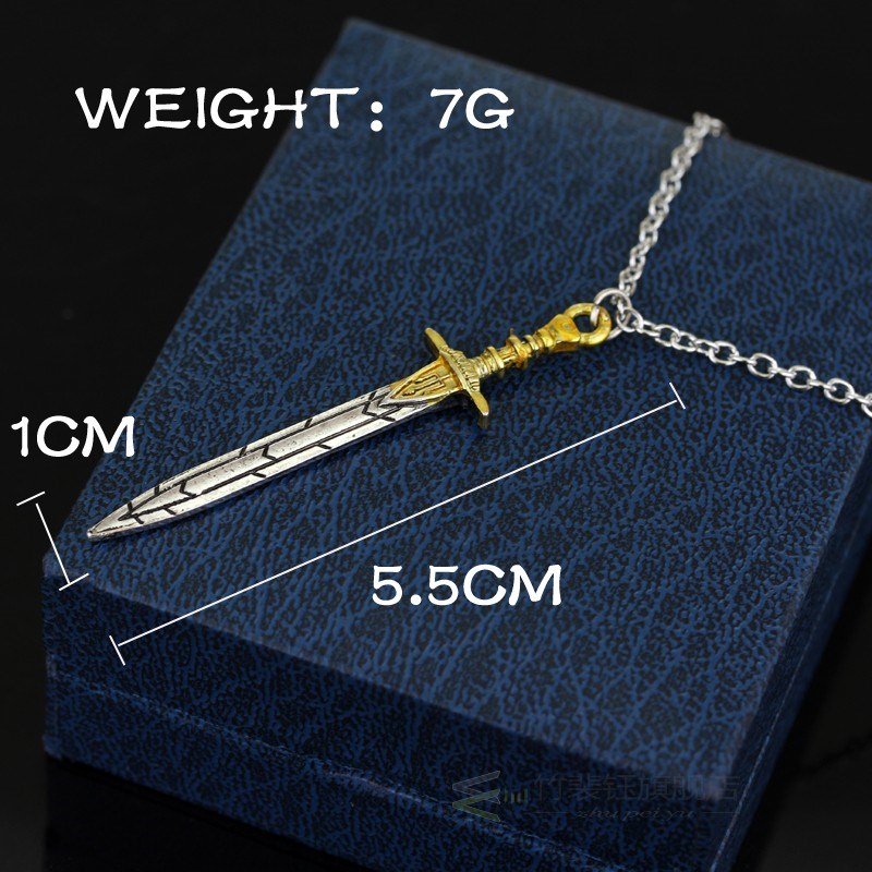 Percy Jackson Necklace sword/HALF Blood Flying Horse/Triden
