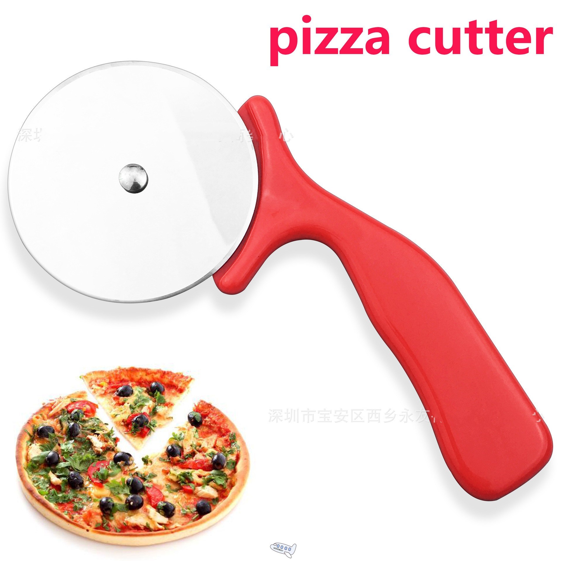 New Stainless Steel Cutter Pizza Knife Cake Tools Pizza Whee